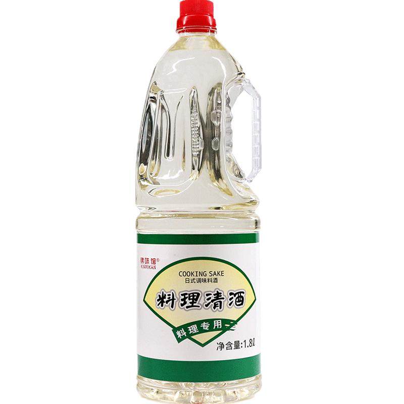 锦味馆料理清酒日式寿喜锅烧料味淋去腥提味1800ml烹调寿司调味酒