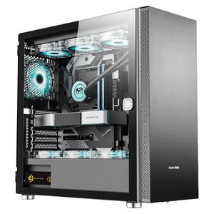 长城阿基米德KM9 Pro灰白色电脑机箱E-ATX/360水冷位/玻璃侧透