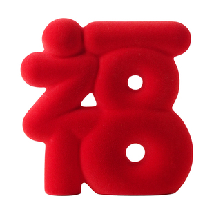 贝汉美新年福字摆件过年高级感客厅玄关电视柜装饰品乔迁新居礼物