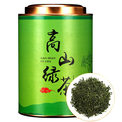 2025年新茶头春绿茶带罐装500克 高山云雾碧螺春茶叶礼盒批发散装