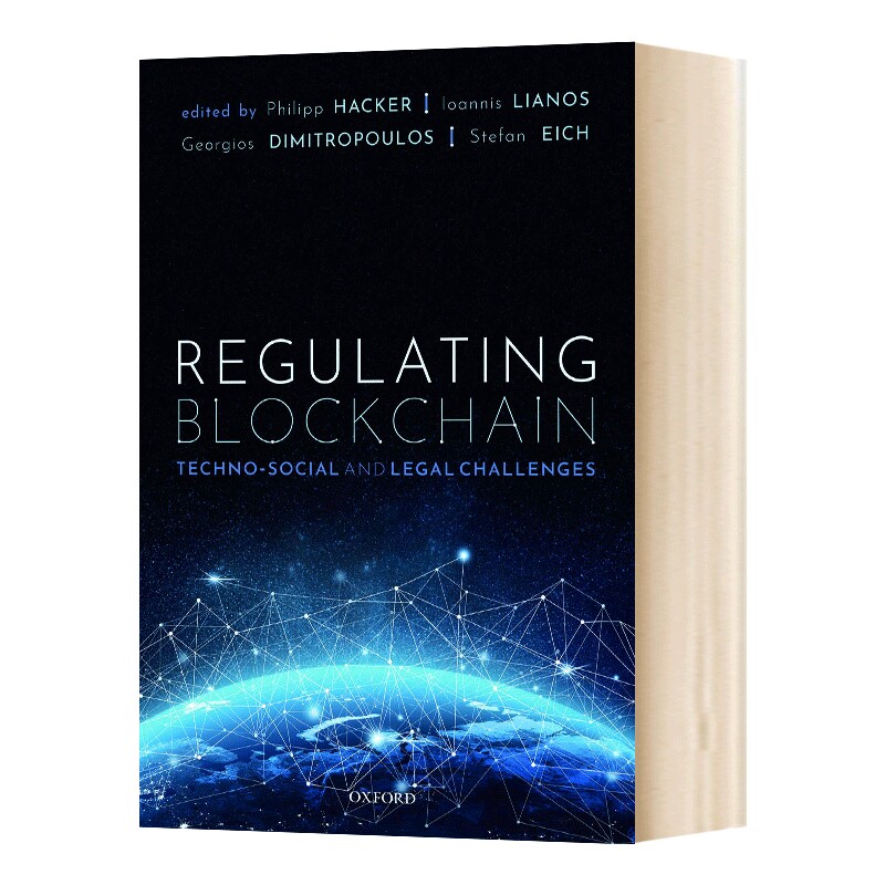 英文原版 精装 Regulating Blockchain 监管区块链 技术社会与法律挑战 英文版 进口英语书籍