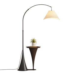 钓鱼落地灯客厅沙发旁边高级法式中古设计师氛围现代卧室置物台灯