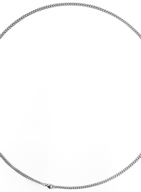 无缝焊接纯钛纯钛男士项链