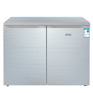 航天民生BCD-219W风冷无霜家用卧式橱柜嵌入小户型双开门矮冰箱