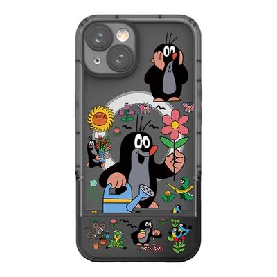 适用苹果16e磁吸支架手机壳鼹鼠