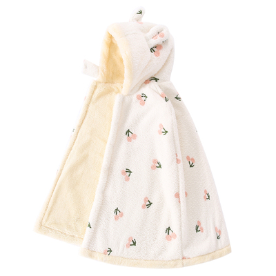 婴儿秋冬保暖披风斗篷