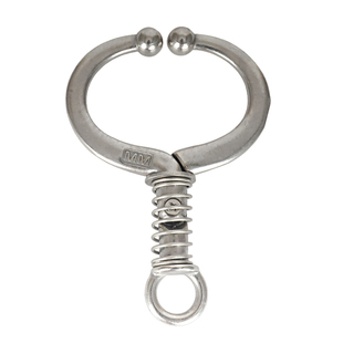 牛鼻环牛鼻圈免打孔弹簧夹子不锈钢钳子养牛设备牛鼻牵引扣夹鼻器