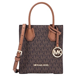 Michael Kors迈克高仕MK女包MERCER棕色老花单肩斜挎包手提包