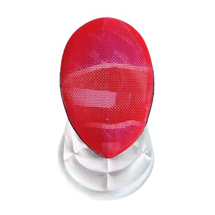 章牌定制CFA900n彩色击剑比赛护面花剑面罩重剑红色蓝色儿童面罩