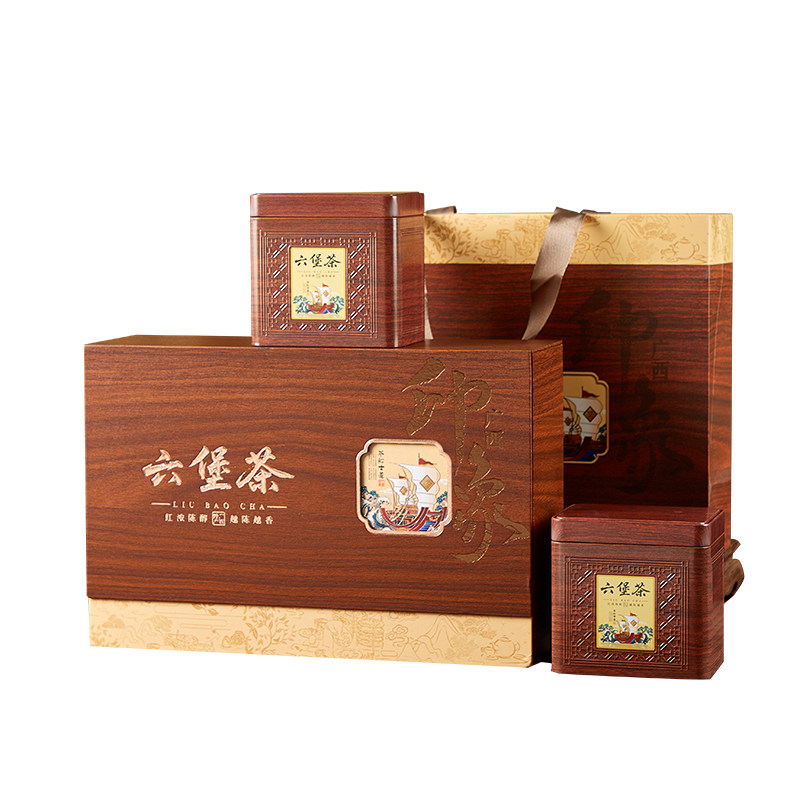 正品【云溪雅韵】广西梧州特级六六堡茶