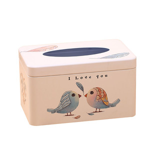 卷纸筒纸巾盒北欧式家用可爱卡通创意客厅圆形大抽纸盒桌面卷纸盒