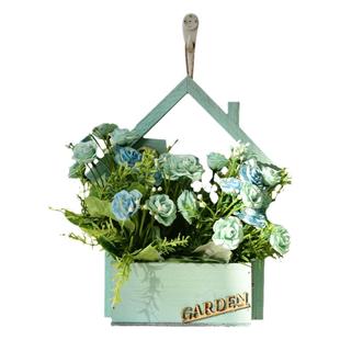 创意墙面墙壁装饰挂件 北欧ins仿真植物壁挂假花客厅餐厅墙上挂花