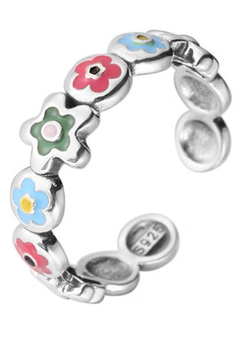 开口戒指925纯银ins女小众设计