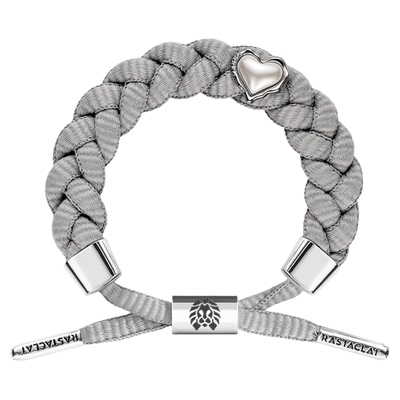 RASTACLAT520灰色爱心手链