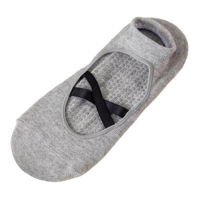 瑜伽袜防滑舒适透气芭蕾绑带设计