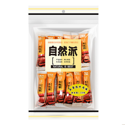 自然派牛肉棒138g开袋即食牛肉干