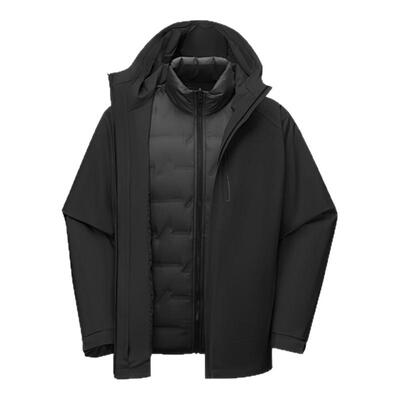 海澜之家加厚连帽羽绒服