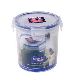 乐扣乐扣密封保鲜盒圆形收纳盒 收纳盒 储物盒汤罐HPL932D