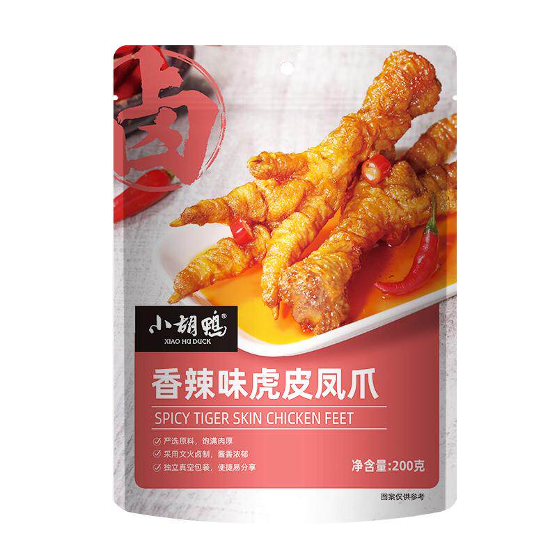 小胡鸭虎皮凤爪独立包装