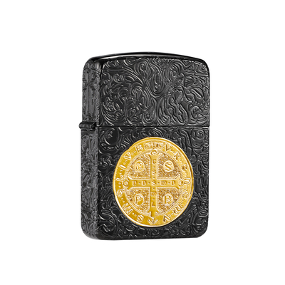 zippo打火机1941黑金康斯坦丁