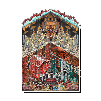 盗墓笔记之藏海花造景贴纸