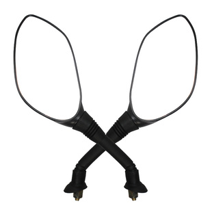 卡伯尔电动车反光镜叶形凸面镜塑壳高清后视镜倒车镜适用迅鹰雷霆