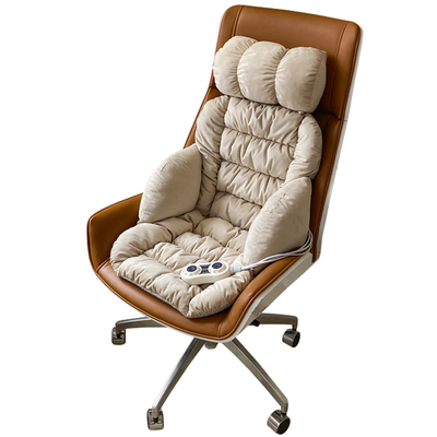 冬季保暖电加热坐垫靠背一体垫子