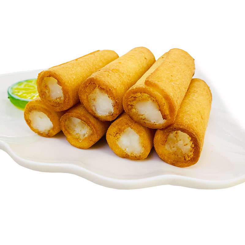 万康/杏隆脆皮奶卷顺德大良炸牛奶半成品冷冻油炸小吃食品1kg36条