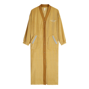 轩靓2026新款睡袍女冬季加绒加厚珊瑚绒睡衣海岛绒浴袍薄绒家居服