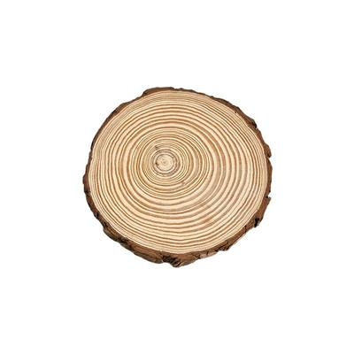 天然圆木片装饰摆件道具