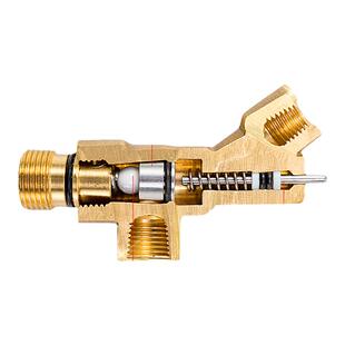 高压水枪接头配件阀体开关全铜380/280/58家用清洗机耐压陶瓷阀芯