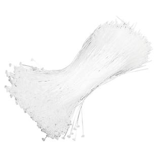 透明细扎带 衣服吊牌标签扎带 无卡槽 1000条一包 12厘米长手穿针