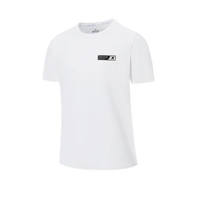 特步短袖T恤男士新款夏季官方训练跑步体恤健身圆领半袖运动上衣