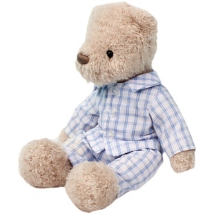 Softlife绅士熊婴儿安抚玩偶陪伴宝宝睡觉泰迪熊公仔儿童毛绒玩具