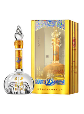 华山论剑西凤酒52度10年绵柔凤香型粮食白酒节日中秋送礼500mL