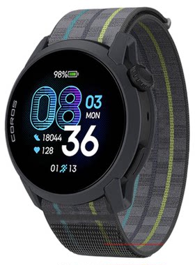 适用COROS高驰手表PACE4限量PACE3/2专用一体尼龙表带智能APEX4运动2PRO运动腕带基普乔格透气男女按压22织物