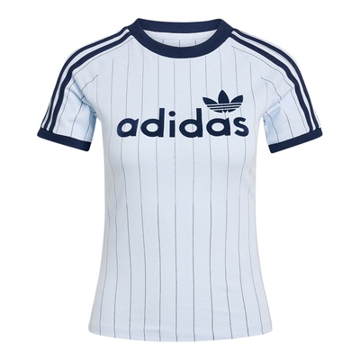 Adidas/阿迪达斯正品LINEAR CALI TEE女士经典运动日常短袖KQ9063