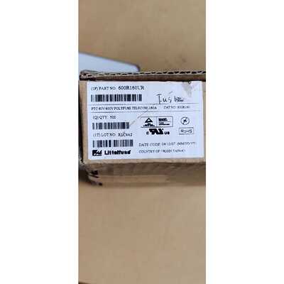 议价600R160UR进口全新原装物料自恢复保险丝PPTC数维修