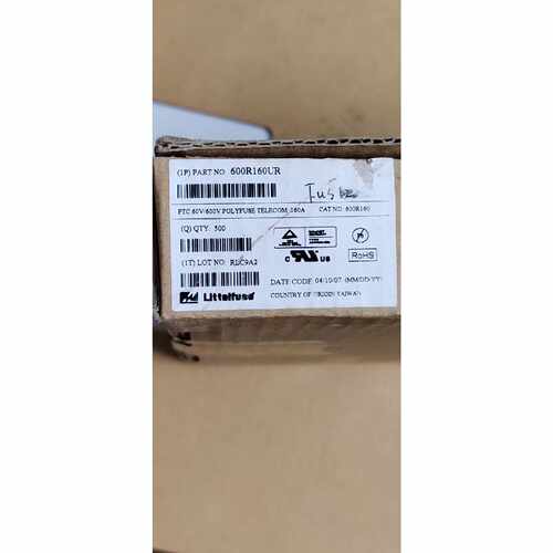 议价600R160UR进口全新原装物料自恢复保险丝PPTC数维修