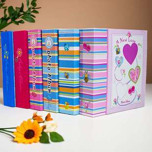 欧彩宝宝4R6寸200批发album方张photo芯背纸跨境相册现货