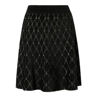 La Koradior拉珂蒂商场同款时尚春季新款印花短裙高腰a字半裙女