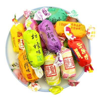 圣福记高粱饴包装水果拉丝饴糖