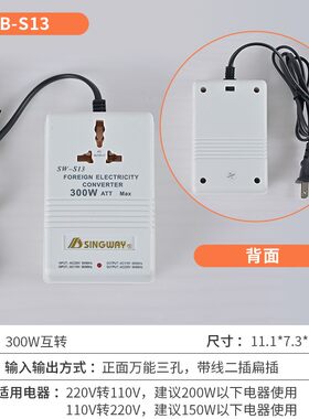 110v220V伏互转电压转换器电源变压器小家电充电逆变转接插头双i.
