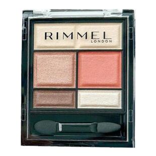 日本rimmel眼影哑光立体自然甜品六色盘002樱花巧克力Wonder甜美