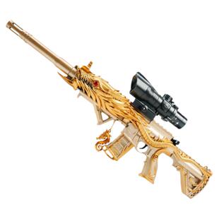大号弹射模型五爪金龙M416突击步枪吸盘软弹儿童玩具男孩拉栓抛壳