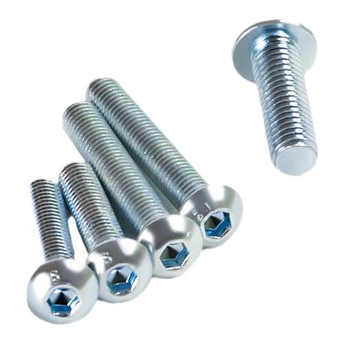 10.9级镀锌盘头内六角平圆头螺丝ISO7380M2M2.5M3M4M5M6M8M10-M16