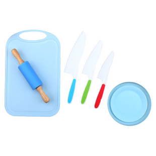 儿童水果刀早教幼儿园专用塑料切菜刀水果刀宝宝辅食塑料玩具小刀