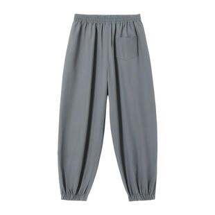 EBAER男童加绒裤子2025冬装新款百搭运动束脚裤休闲裤儿童加绒裤