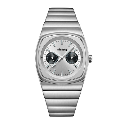 INFANTRY鹰轰好望角手表男时尚百搭不锈钢表带防水表生日礼物