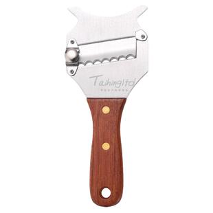 木柄松露刨刀巧克力芝士刨片不锈钢松露切片刀超薄切片黑白松露刀